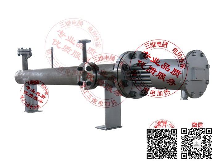 產品名稱：殘液反應進料電加熱器
產品型號：SWDL-a-b/a為介質,b為功率大小
產品規格：0KW～10000KW/非標定制